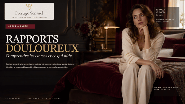 Rapports douloureux : comprendre les causes possibles et retrouver du confort