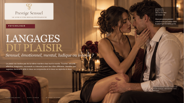 Langages du plaisir : dimensions sensuelle, émotionnelle, mentale, ludique et intense
