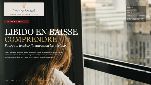 Libido en baisse : comprendre les variations du désir selon le stress, le sommeil et le contexte