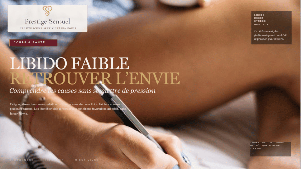 Libido faible : fatigue, stress, contexte et pistes pour retrouver l’envie sans pression