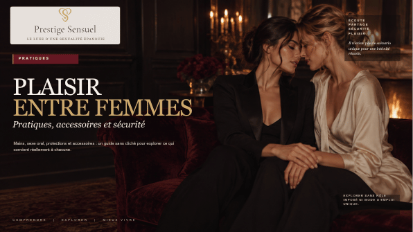 Plaisir entre femmes : pratiques, accessoires, écoute et sécurité