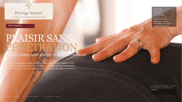Plaisir sans pénétration : toucher, stimulation externe, jeux sensoriels et variété