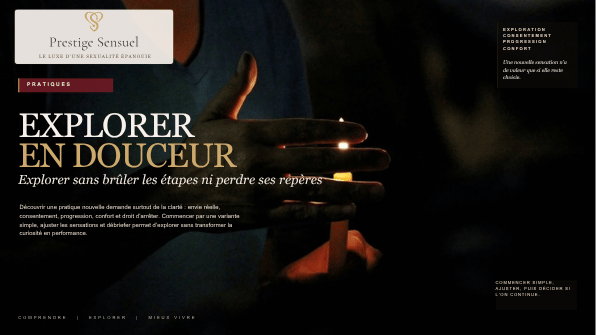 Explorer en douceur : consentement, progression, confort et droit d’arrêter