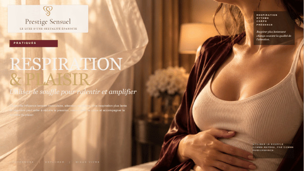 Respiration et plaisir : utiliser le souffle pour ralentir, mieux ressentir et accompagner les sensations