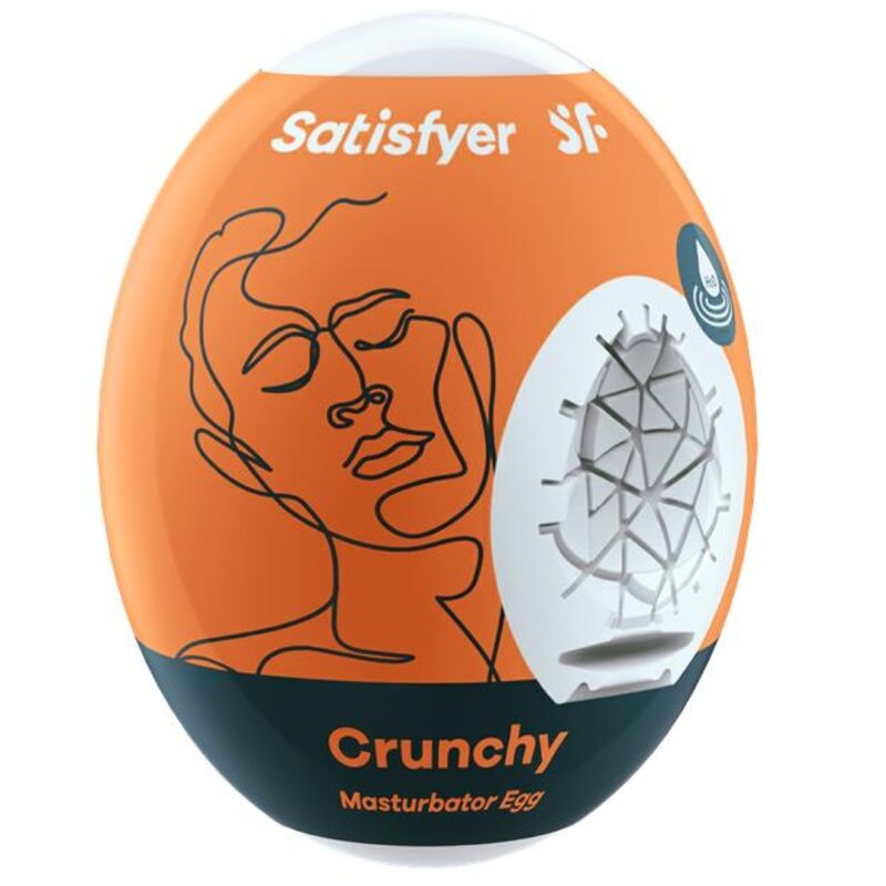 Œuf masturbateur Crunchy - SATISFYER – Masturbateur – vue principale