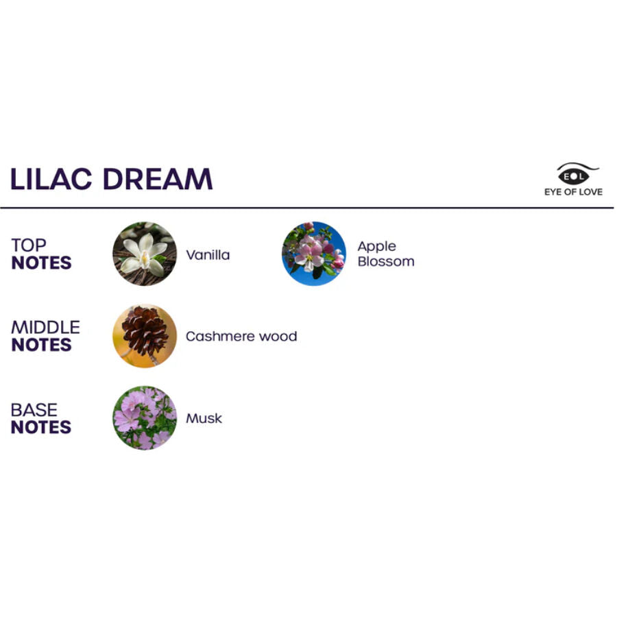 Bloom Printemps Dambiance Indica Lilac Dream 150 Ml EYE OF LOVE – Cosmétique sensuel – vue 3