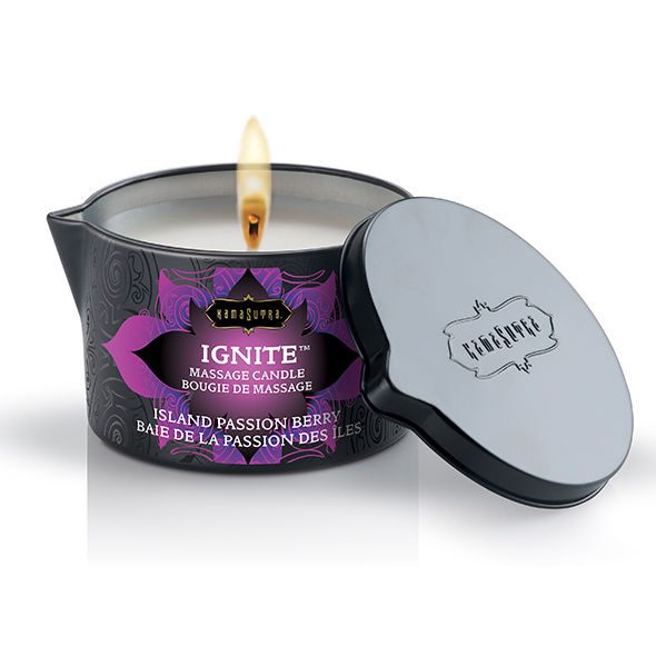 Bougie De Massage (Île de la Passion) - KAMASUTRA – Parfum & ambiance – vue 2
