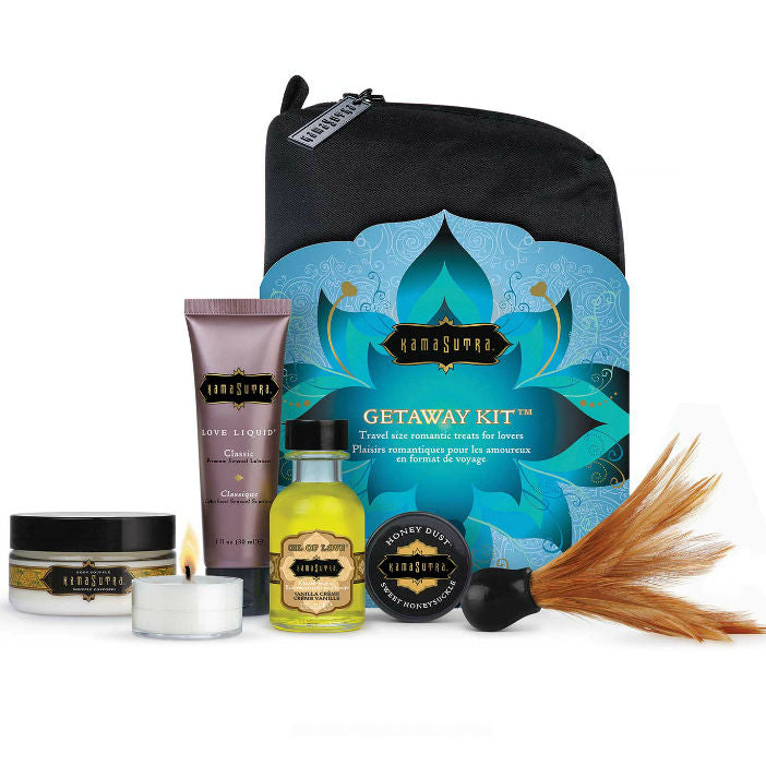 Kit Kamasutra - Romantique Et Luxueux En Format Voyage KAMASUTRA – Huile de massage – vue principale