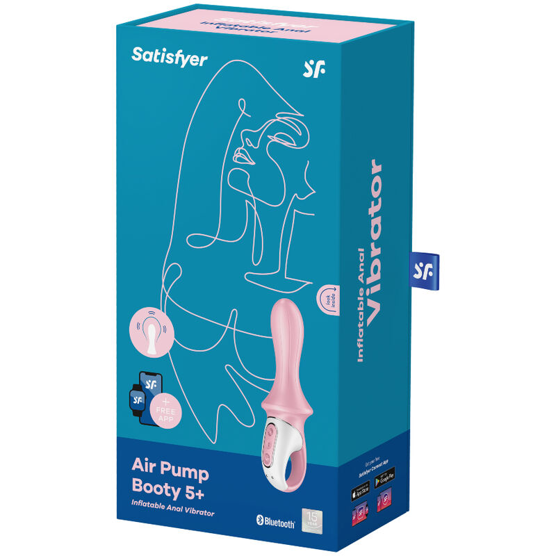 Air Pump Booty 5 + - SATISFYER – Jouet connecté – vue 4