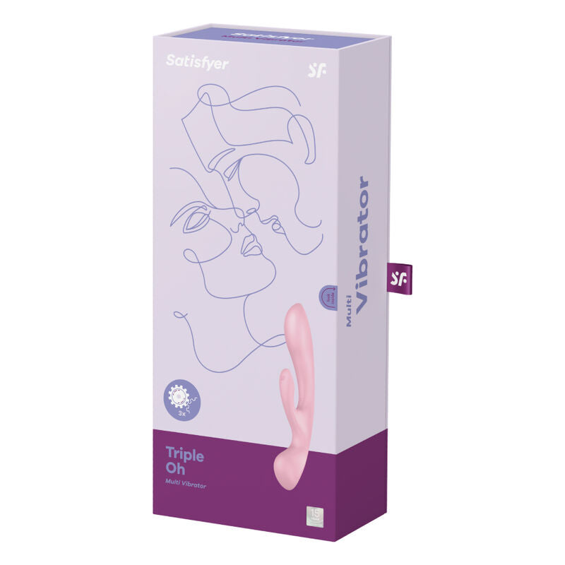 Triple Oh Rose - SATISFYER – Vibromasseur – vue 4