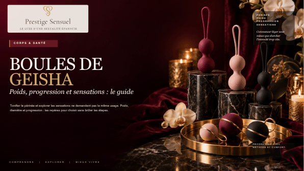 Boules de Geisha : poids, progression, périnée et sensations