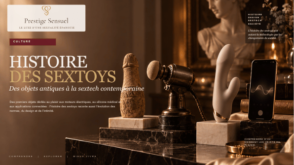 Histoire des sextoys : des premiers objets aux technologies intimes contemporaines