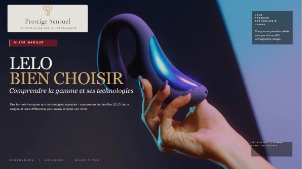 Gamme LELO : technologies, formats et usages pour choisir le bon modèle