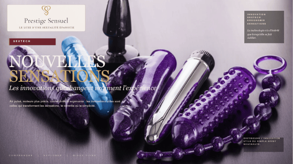 Innovations intimes : nouvelles sensations, technologies et ergonomie