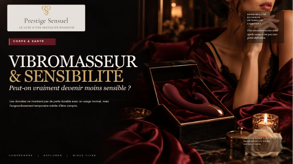 Vibromasseur et sensibilité : adaptation sensorielle et usage confortable
