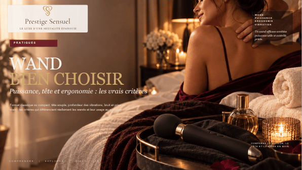 Wand massager : puissance, tête, ergonomie et prise en main