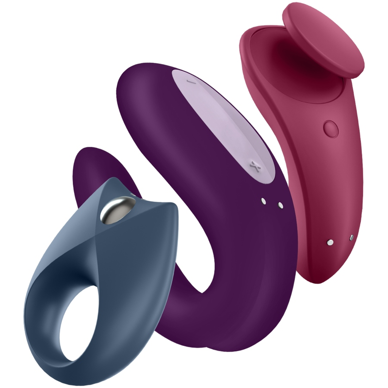 Coffret connecté Satisfyer Partner Box 3 pour la collection Plaisir à distance
