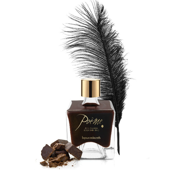 Poeme Peinture Comestible Chocolat Noir 50 Gr BIJOUX – Accessoire lingerie – vue 2
