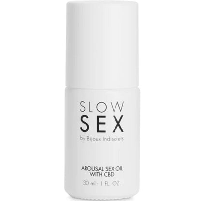 Slow Sex Huile De Massage Sexuel Au Cbd 30 Ml BIJOUX – Accessoire lingerie – vue 2