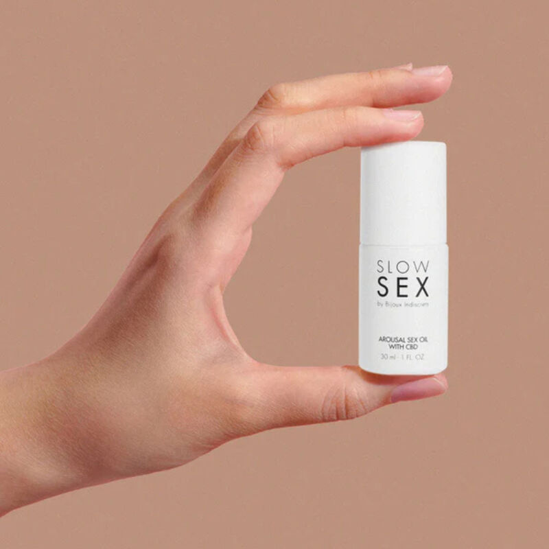 Slow Sex Huile De Massage Sexuel Au Cbd 30 Ml BIJOUX – Accessoire lingerie – vue 3