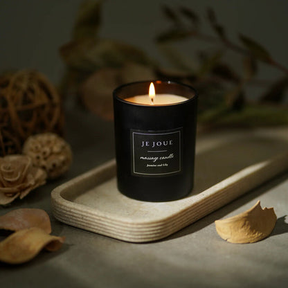 Bougie de massage Jasmin & Lily - JE JOUE – Parfum & ambiance – vue 3