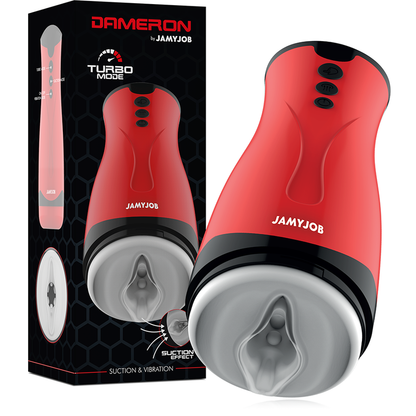 MASTURBATEUR À ASPIRATION ET VIBRATION DAMERON - JAMYJOB
