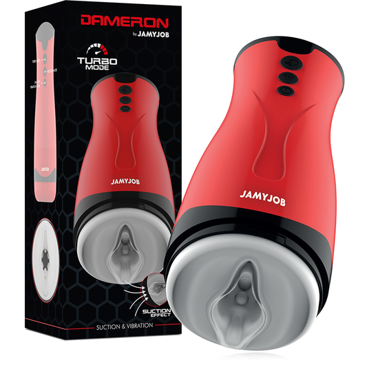 MASTURBATEUR À ASPIRATION ET VIBRATION DAMERON - JAMYJOB