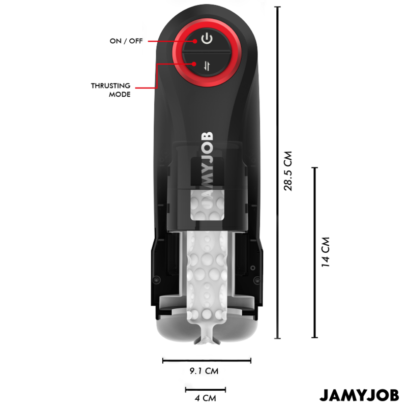 MASTURBATEUR VAGIN AUTOMATIQUE PAR GRAVITÉ 5 MODES D'ASPIRATION - JAMYJOB