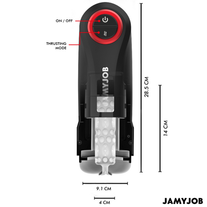 MASTURBATEUR VAGIN AUTOMATIQUE PAR GRAVITÉ 5 MODES D'ASPIRATION - JAMYJOB