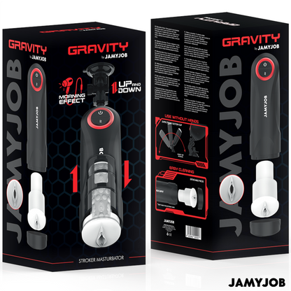 MASTURBATEUR VAGIN AUTOMATIQUE PAR GRAVITÉ 5 MODES D'ASPIRATION - JAMYJOB