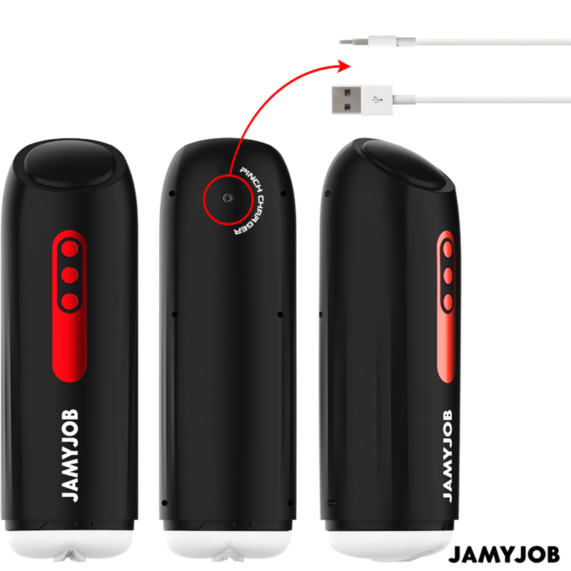 MASTURBATEUR VAGIN AUTOMATIQUE PHANTOM 5 MODES D'ASPIRATION ET DE POUSSE - JAMYJOB