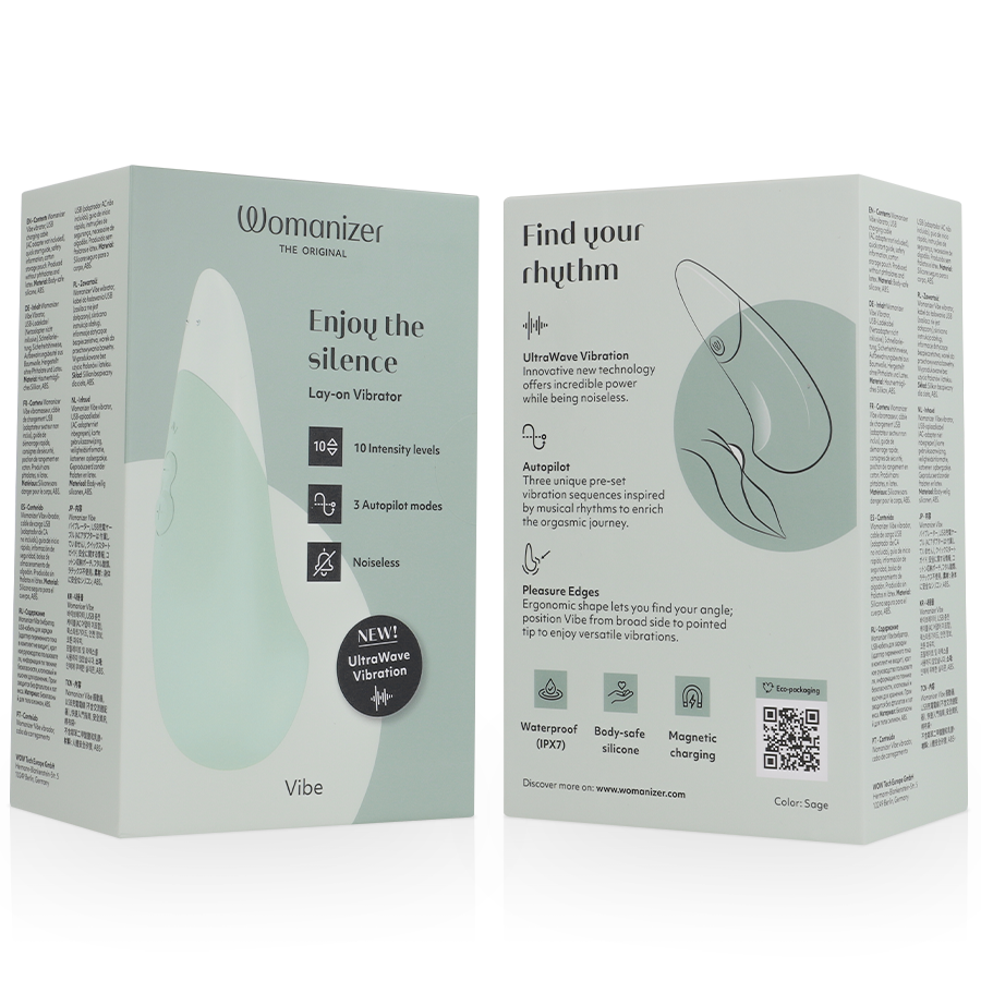 Womanizer Vibe Sage, vibromasseur lay-on
