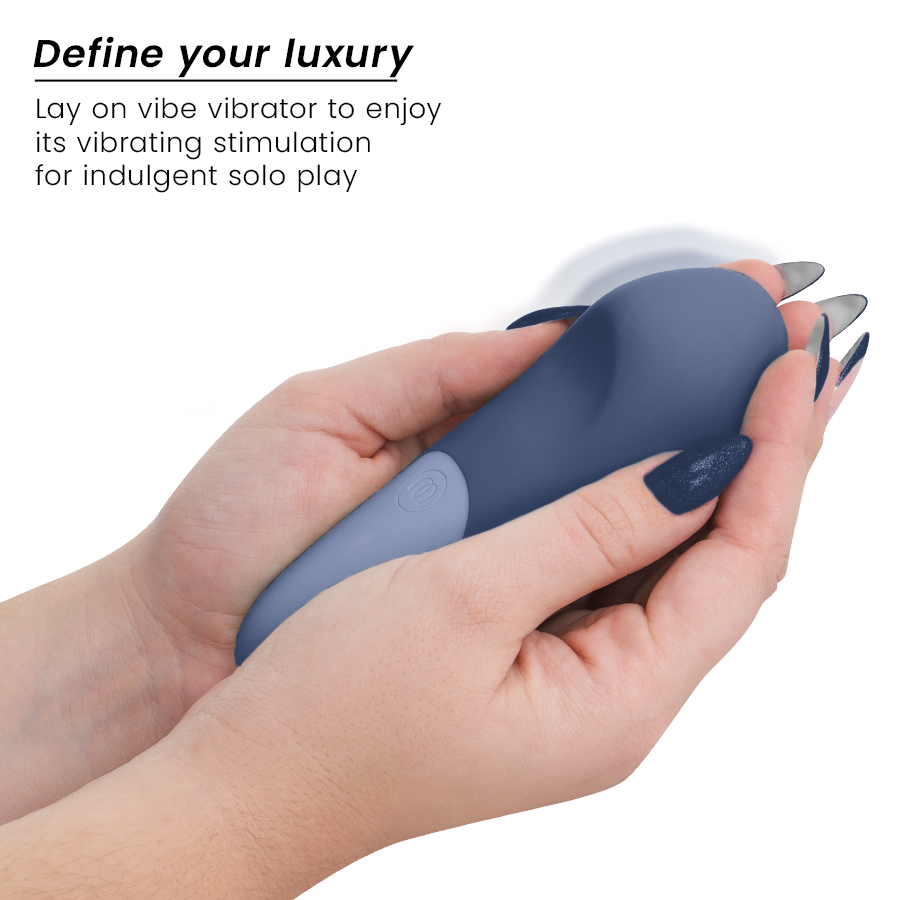 Womanizer Vibe Bleu foncé, vibromasseur lay-on