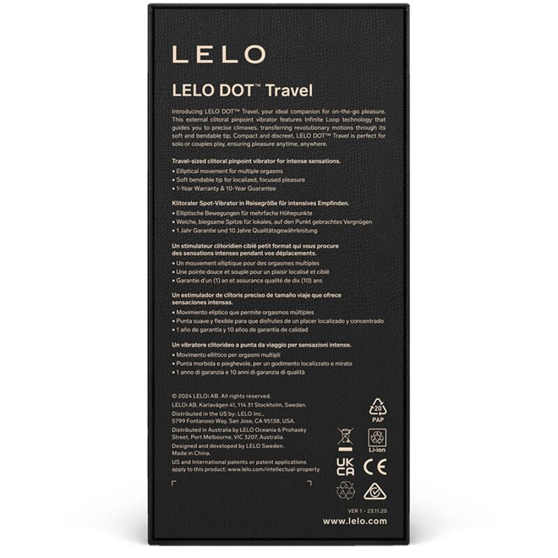 Dot Travel™ - LELO – Stimulateur clitoridien – vue 10