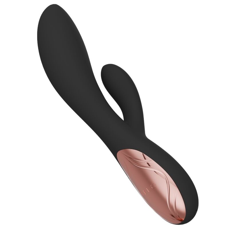 LELO INA Thrust Noir – vibromasseur, vue latérale, embout visible (visuel 8)