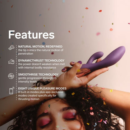 LELO INA Thrust Violet – mise en situation, embout visible (visuel 15)