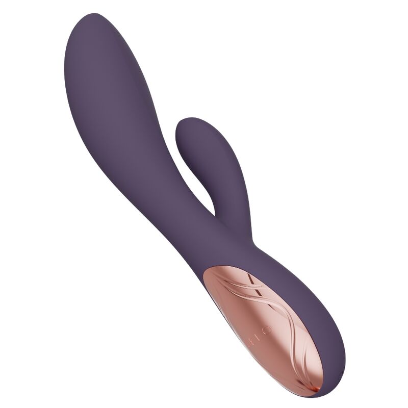 LELO INA Thrust Violet – vibromasseur, vue latérale, embout visible
