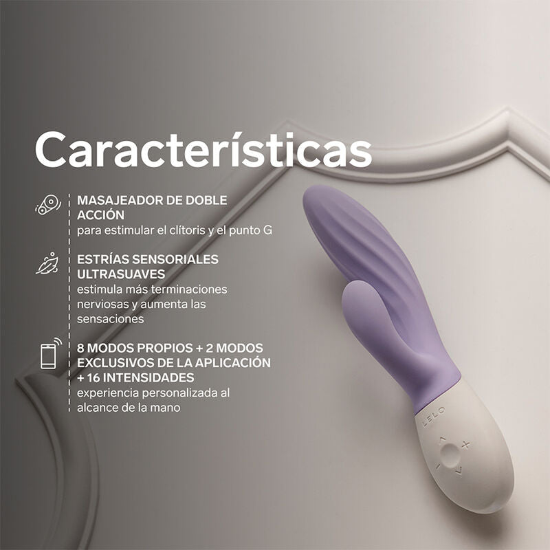 LELO INA Twist Lavande – mise en situation, commandes visibles, détail de la texture (visuel 24)