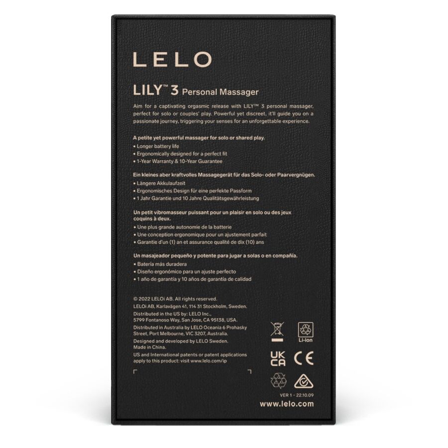 Lily™ 3 Rose - LELO – Stimulateur clitoridien – vue 4