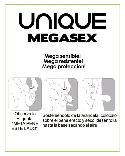 Préservatifs Megasex - UNIQ – Préservatif – vue 2