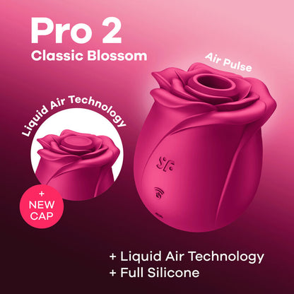 Pro 2 Classic Blossom - SATISFYER – Stimulateur clitoridien – vue 8
