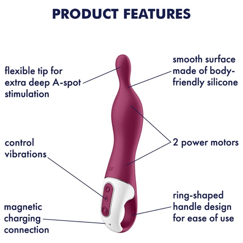 Vibrateur Amazing 1 Aspot Baie SATISFYER – Vibromasseur – vue 4