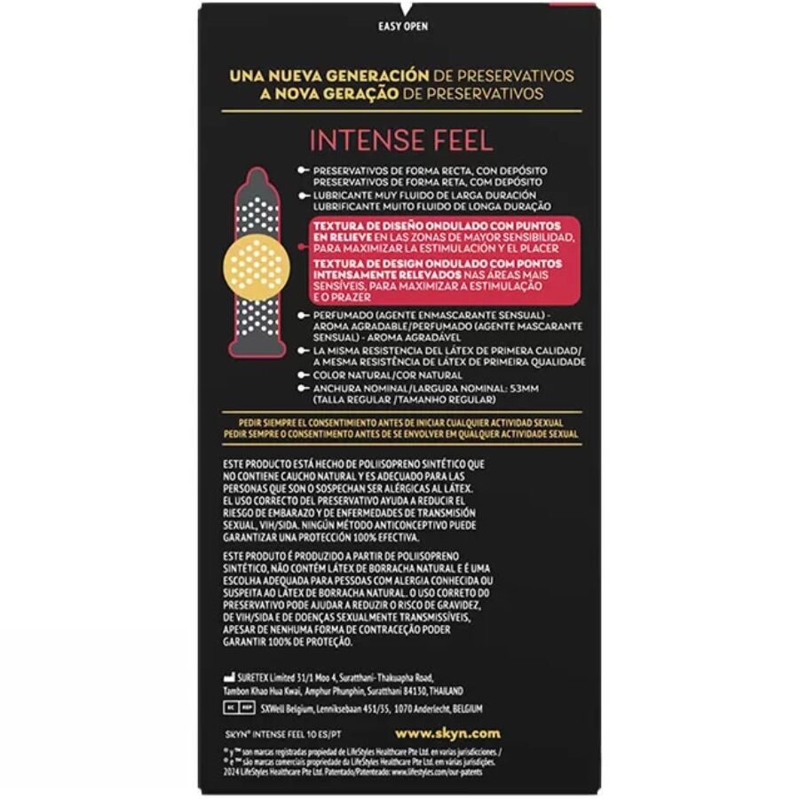 Intense Feel (x10) - SKYN – Préservatif – vue 2