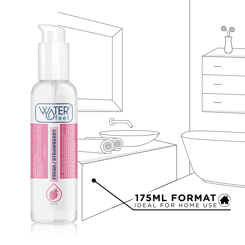 Lubrifiant À Base D'eau De Fraise 175 Ml WATERFEEL – Lubrifiant – vue 5
