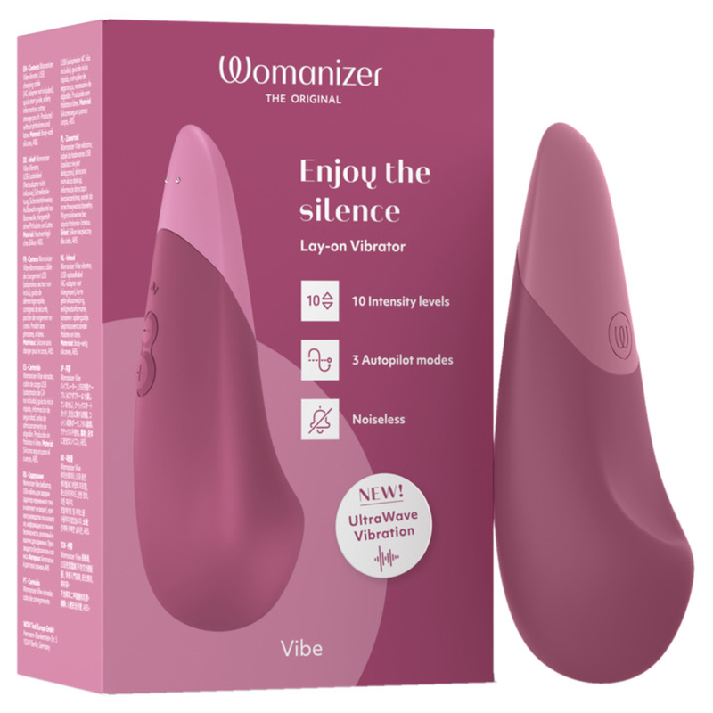 Womanizer Vibe rose, vibromasseur lay-on