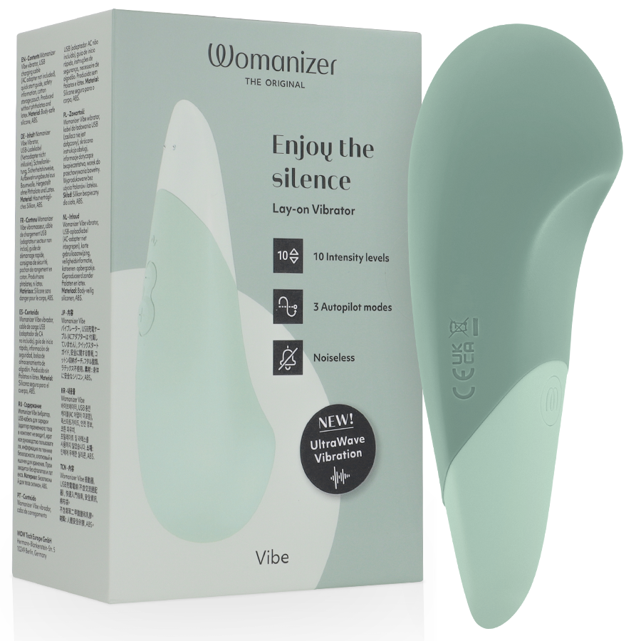 Womanizer Vibe sage, vibromasseur lay-on